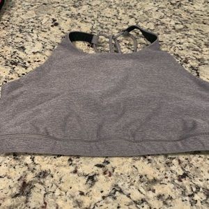 Lululemon Trinity Bra, Size 10, Heathered Slate